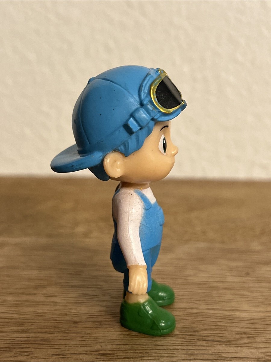 Cocomelon TomTom Wearing Blue Hat & Goggles Moonbug 3” Figure PVC