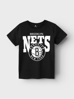 NAME IT kurzarm T-shirt NKMMad schwarz Basketball NBA Größe 116 bis 146/152