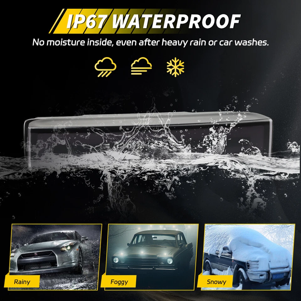 Tercera luz de freno trasera LED roja lente ahumada para Chrysler Pacifica 2007-2008 Foto 4 de 4