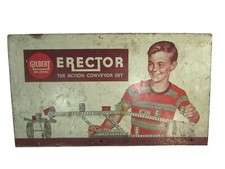 Gilbert Erector Set No 10063 Case ONLY Conveyor 31172 Vintage READ
