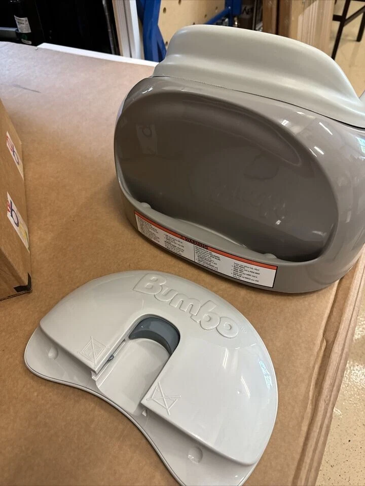 Bumbo Baby 3 en 1 Multi Asiento con Bandeja Piso Silla Alta Elevadora Blanco/Gris (219 Foto 4 de 4