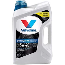 Valvoline Daily Protection SAE 5W-20 Synthetic Blend Motor Oil 5 QT