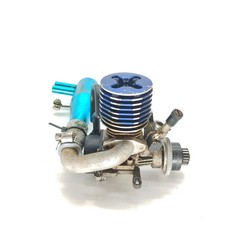 Vecchio motore Skool Vintage Traxxas 4007 TRX Pro Nitro .15 con tubo e avviamento a strappo