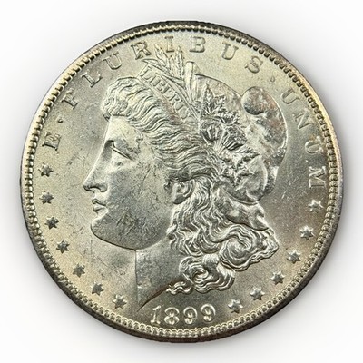 1899-O Morgan Silver Dollar $1 Choice BU Brilliant Uncirculated New Orleans Coin