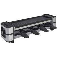 Gutfels Raclette 4005 Raclette Silber/Schwarz Cool-Touch Griff 600W 4 Personen
