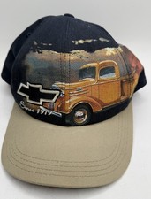 Vintage Chevy Ralph White Chevrolet Truck Graphic Snapback Hat