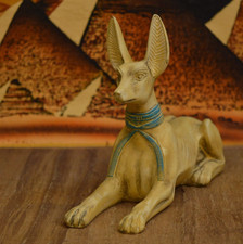 Seated Anubis Authentic Ancient Egyptian Antiquities Rare Statue Egyptian Bc