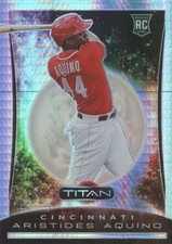 2020 Panini Chronicles Baseball Titan Hyper #5 Aristides Aquino /299