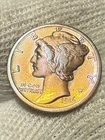 * 1916-P FSB * PRISTINE+ GEM BU MERCURY SILVER DIME *FROM ORIGINAL COLLECTION