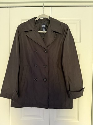 GAP Polyester Jacket Size Medium Button Down Long Sleeve