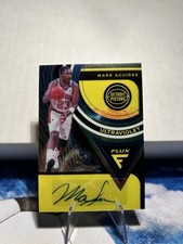 2020-21 Panini Flux Ultraviolet Signatures Mark Aguirre #UV-MAG Auto
