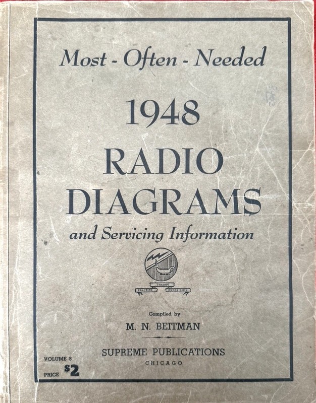 1948 Most Often Needed Radio Diagrams & Servicing Information