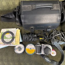 Sony MVC-CD400 CD Mavica Camera Charger Sony Bag All Books Blank CDs