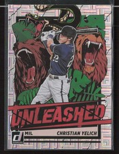 Christian Yelich 2021 Donruss #UNL20 Unleashed Vector Milwaukee Brewers