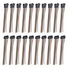 Male to Female 8Pin Breadboard Jumper Wire 2.54mm Pitch Cable 30cm 10 Set