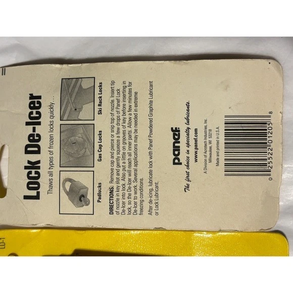 Descongelador de cerradura Panef descongela cerraduras congeladas puerta coche maletero hogar exterior cerraduras Foto 2 de 3
