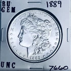 1889 BU GEM MORGAN SILVER DOLLAR UNC MS+++ U.S. MINT RARE COIN 7660
