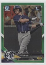 2018 Bowman Draft Chrome Green Refractor 10/99 Grant Little #BDC-110 0nr3