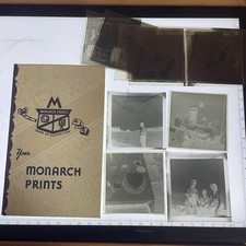 Vtg Photo Negatives Envelope 2" Medium 14 Images Family Scenes Vacation Kodak US