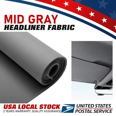 Flat Knit Headliner Fabric with Foam Backing for Car Ceiling Roof Fabric Repair