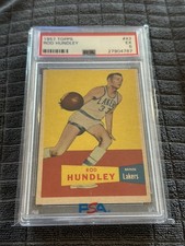 1957 Topps Hot Rod Hundley 43 Rookie RC PSA 5 Low Pop!