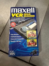 Maxell VP-100 VCR Head Cleaner Dry Type