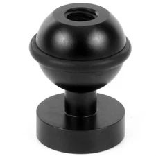1Pc Black 1Inch Ball Adapter 1/4 3/8 Hole 1inch Ball Head Mount For Gopro Camera