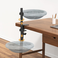 Cat Desk Bed - Cats Hammock for Home Office 360  Rotating  Height Adjustable -