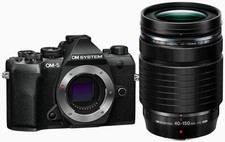 OM SYSTEM OM-5 Mark II Camera Black with 40-150mm f/4 Lens Bundle