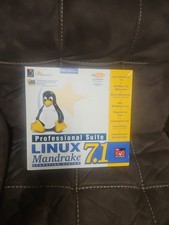 Linux Mandrake 7.1 Caja Grande Completa Nuevo en Caja 2000 Software De Colección