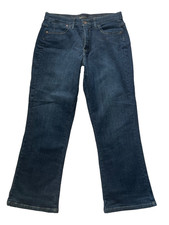 Lee Comfort Waistband Women  s Jeans Dark Wash Bootcut Stretch Denim Size 12P
