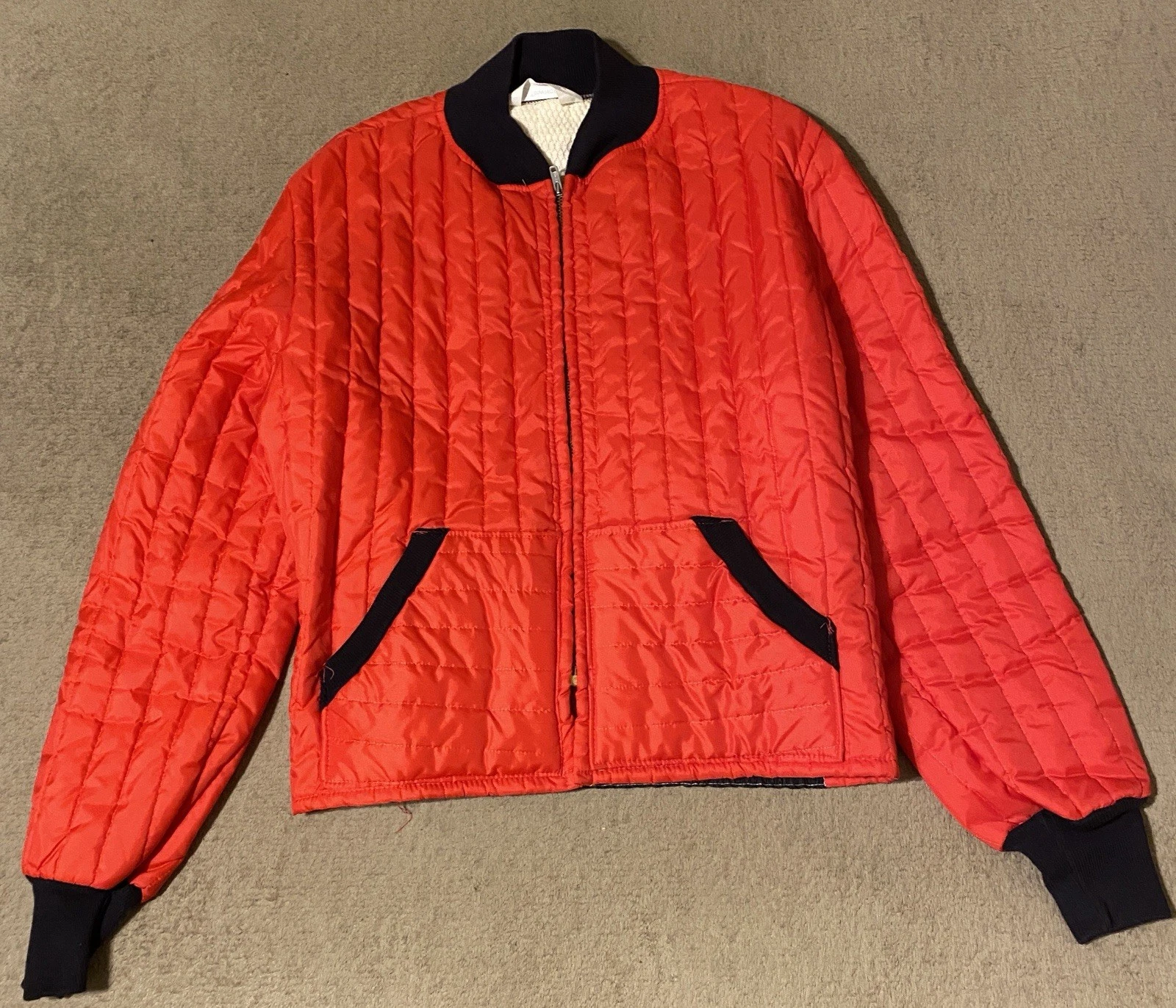 1960’s 70s Towncraft plus thermal lined quilting jacket Fit M