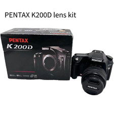 PENTAX K200D Black Lens Kit Digital SLR Camera 10.2MP w/Box