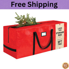 Premium 9 Ft Christmas Tree Storage Bag - Heavy-Duty Waterproof Design