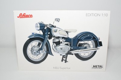 B95 1:10 SCHUCO 45 066 7500 NSU SUPERLUX BLAU MOTORRAD MIB