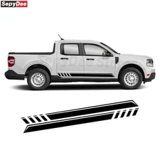 Racing Stripe Car Side Sticker for Ford Maverick Pickup Truck Body Decor Decal