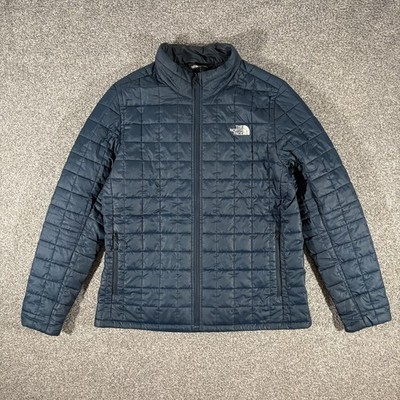 The North Face Thermoball Jacket Men s Large Quilted Puffer Jacket Full Zip
