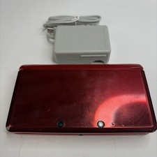 Nintendo 3DS System - Red Region USA, Charger US Model