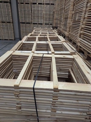 10 Europalette Zwischenlage Holz 120x80   Palettenzwischenboden stabil, mehrfach