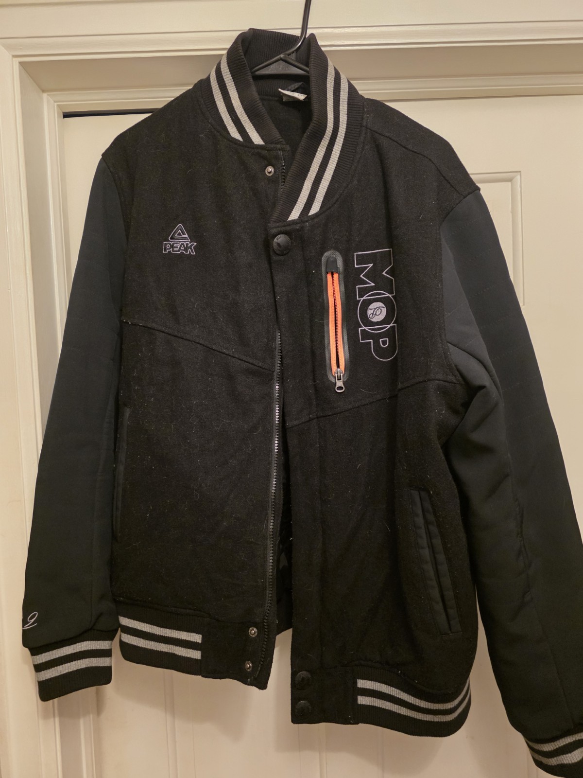 PEAK Performance MOP Varsity Jacket Wool Blend Ba… - image 1