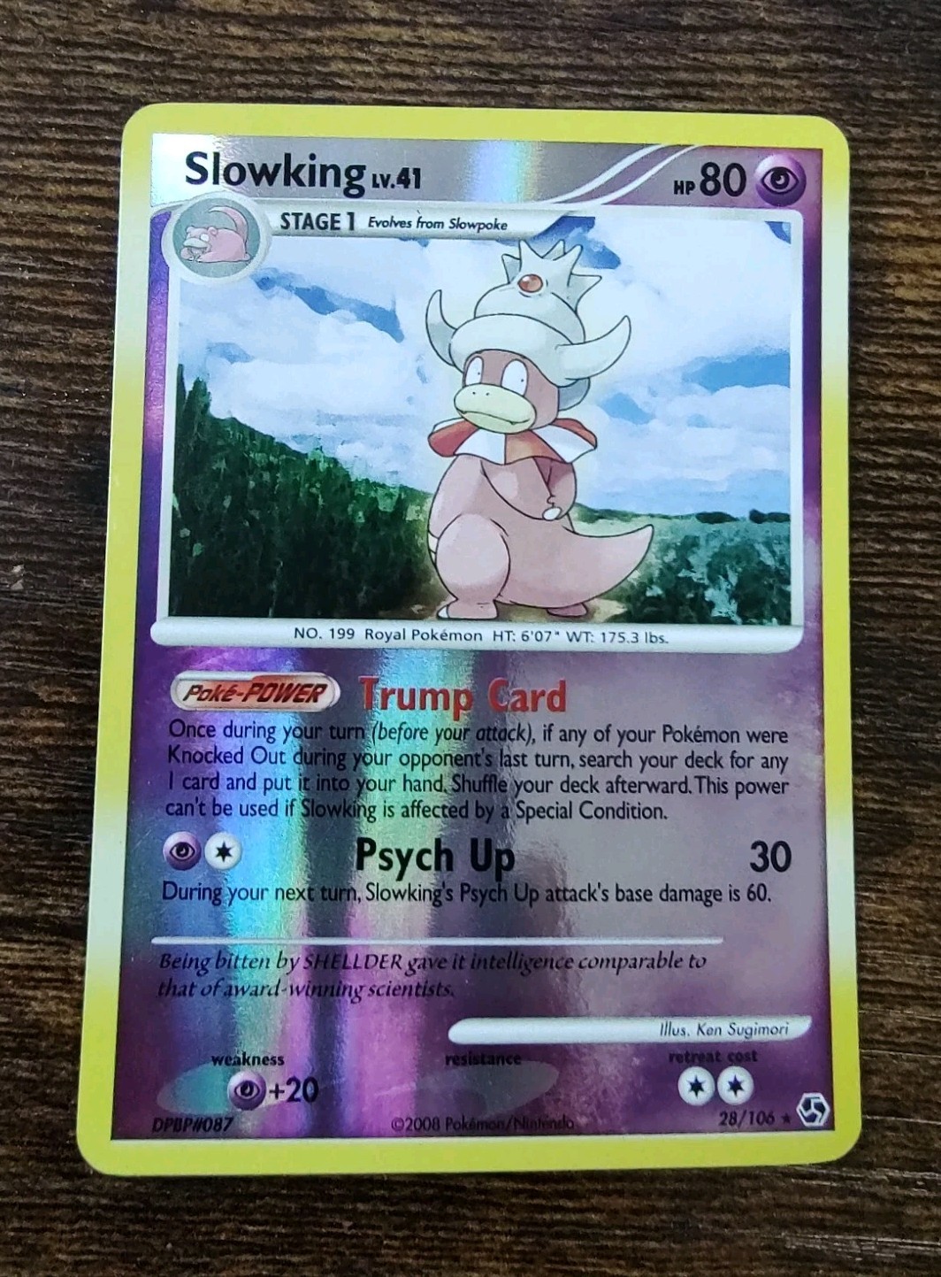 Slowking 28/106 Great Encounters Pokemon Reverse Holo Card