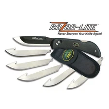 Outdoor Edge Razor - Lite 6 extra blades & Holster in plastic factory package