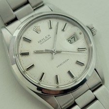 Rolex Oysterdate Precision Ref 6694 34mm Uomo Anni 60 Carica Manuale Vintage RA575