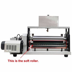 15.3" Automatic Glue Coating Machine Double-Sided Gluing Machine Paper Leather