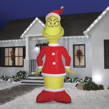 11'6" LED Giant Animated Grinch Airblown Christmas Inflatable Outdoor Yard Decor