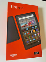 Amazon Kindle Fire HD8 Tablet 32GB 12th Gen UK NEW SEALED - BLUE + CASE BUNDLE