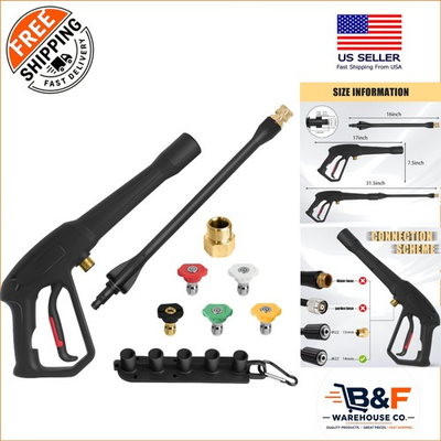 #ad High Performance Pressure Washer Spray Gun for Ryobi 4000 PSI Max Power $66.14