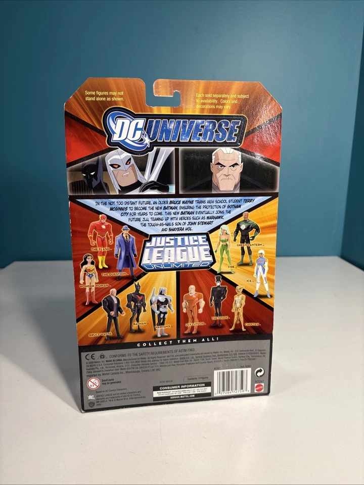 NUEVO DC Universe Liga de la Justicia Paquete de 3 - Batman Beyond SET Foto 4 de 4