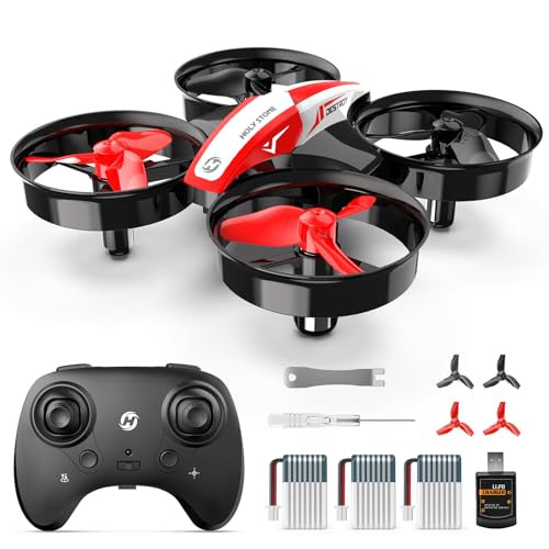 Holy Stone Mini Drone with 3 Batteries, Maximum Flight Time of 20 Minutes, Super