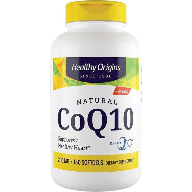 Натуральный коэнзим Q10 Healthy Origins, 200 мг, 150 г.
